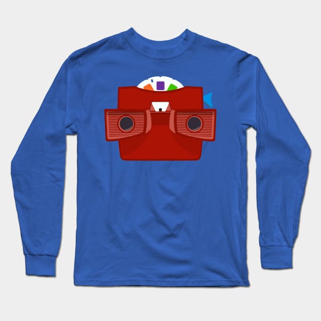 View-Master Retro Toy Long Sleeve T-Shirt by RoeArtwork